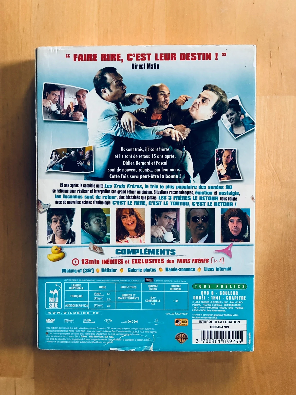 DVD Les 3 Frères le retour Les Inconnus. – photo 2